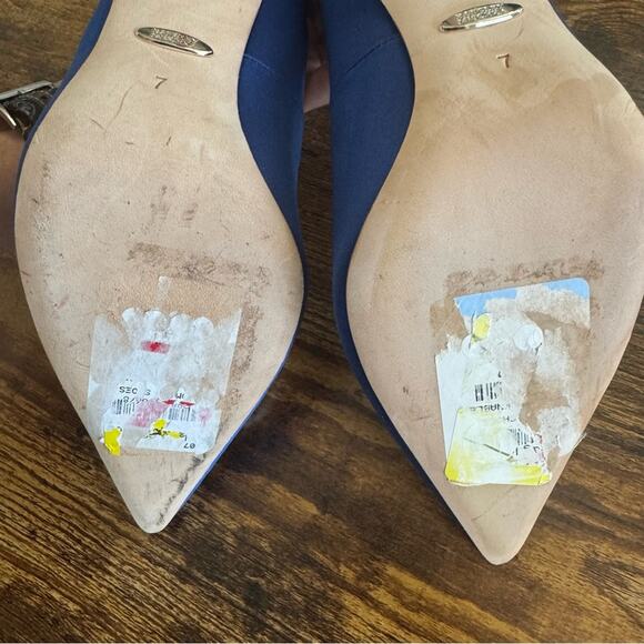 Badgley Mischka Collection Cher Crystal Embellished Pump Size 7 - Picture 5 of 12